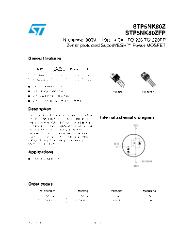 stp5nk80z_stp5nk80zfp