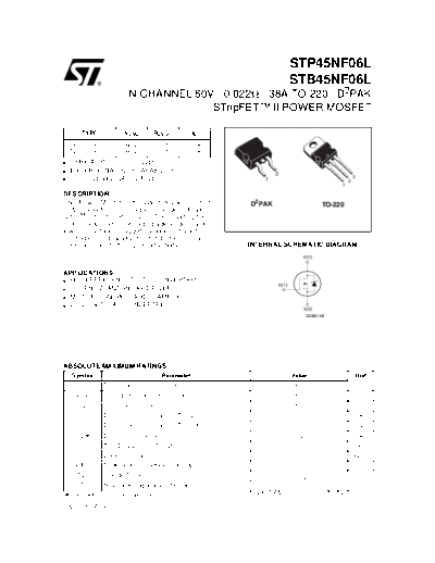 stp45nf06l