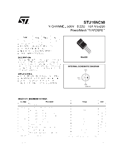 stu16nc50