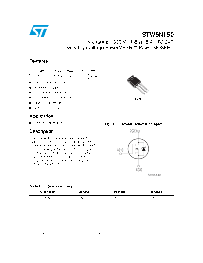 stw9n150