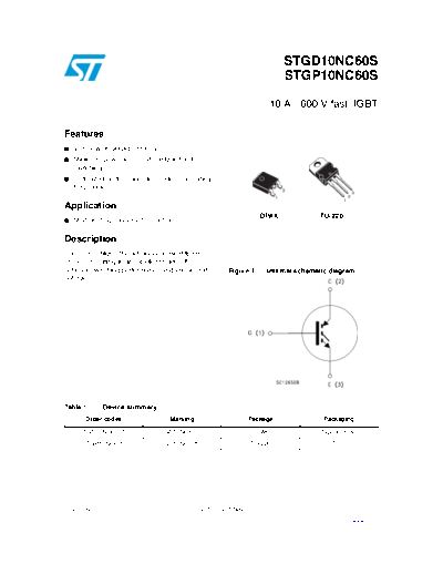 stgd10nc60s_stgp10nc60s