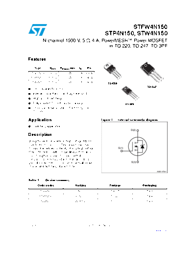 stfw4n150_stp4n150_stw4n150