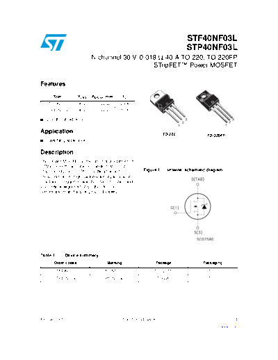 stf40nf03l_stp40nf03l