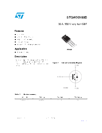 stgw30n90d