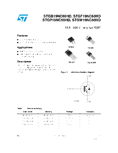 stgb19nc60hd_stgf19nc60hd_stgp19nc60hd_stgw19nc60hd