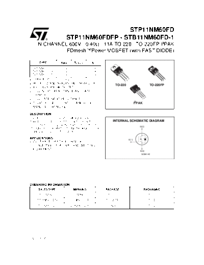 stp11nm60fd
