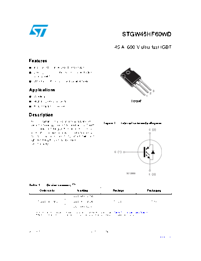 stgw45hf60wd