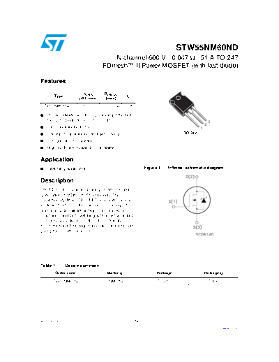 stw55nm60nd