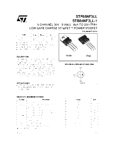 stp85nf3ll