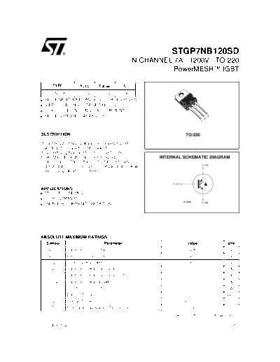 stgp7nb120sd