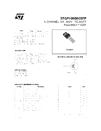 stgp10nb60sfp
