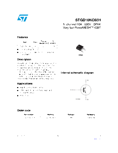 stgd10nc60h
