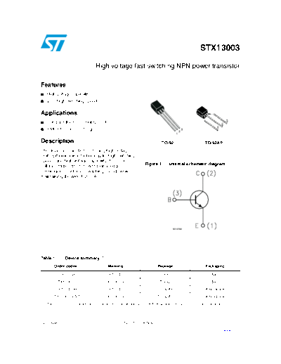 stx13003
