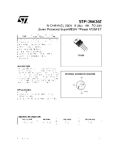 stp12nk30z