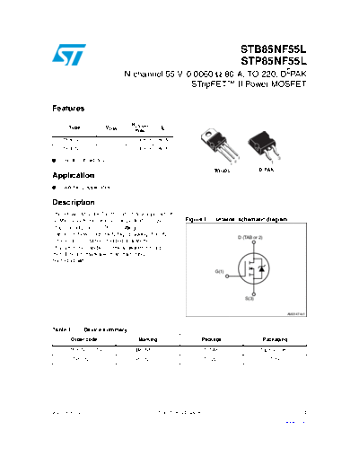 stb85nf55l_stp85nf55l