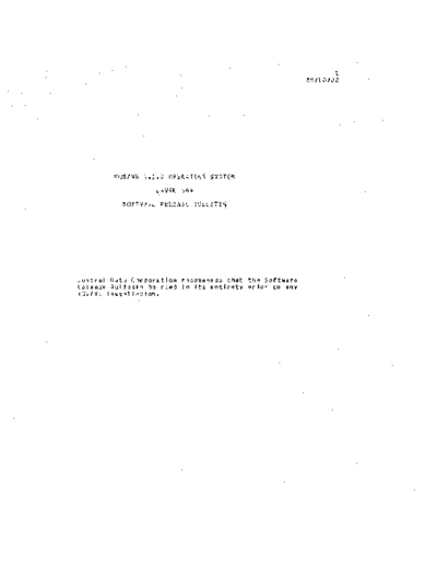 NOS_VE_1.1.3_Level_644_Software_Rel_Bulletin_Oct85