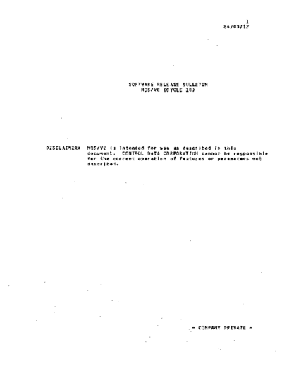 Software_Release_Bulletin_NOS_VE_Cycle_18_Mar84