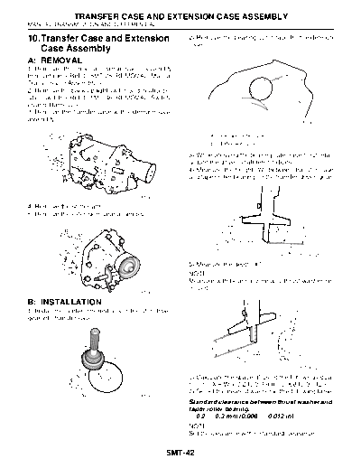 Transfer Case and Extension Case Assembly