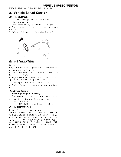 Vehicle Speed Sensor