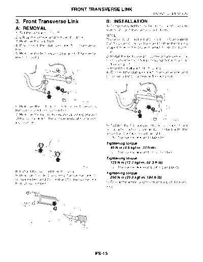 Front Transverse Link