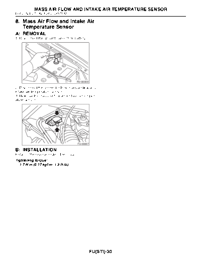 08. Mass Air Flow and Intake Air Temperature Sensor