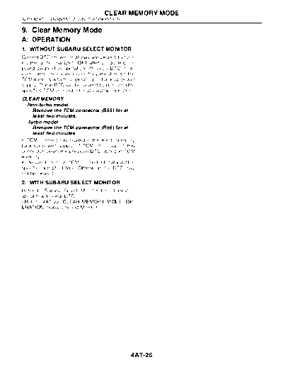 09. Clear Memory Mode