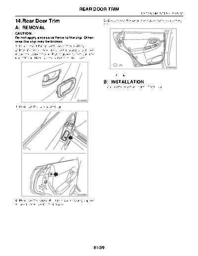 14. Rear Door Trim
