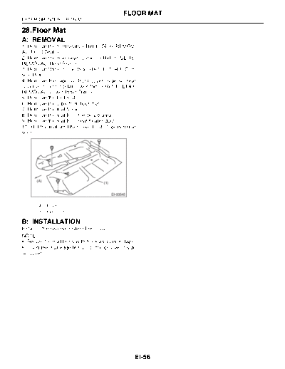 28. Floor Mat