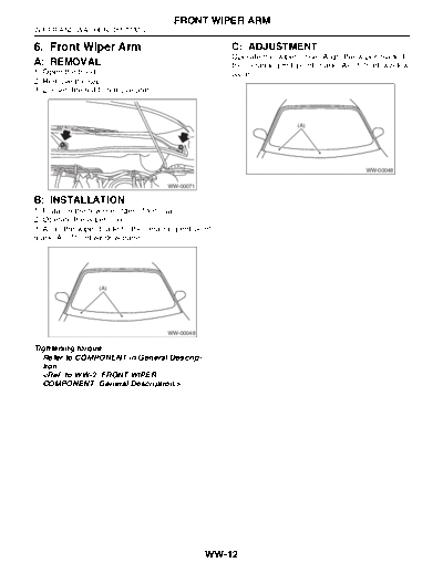 06. Front Wiper Arm