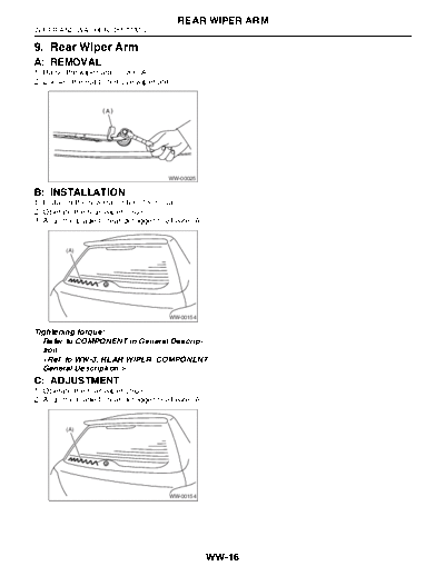 09. Rear Wiper Arm