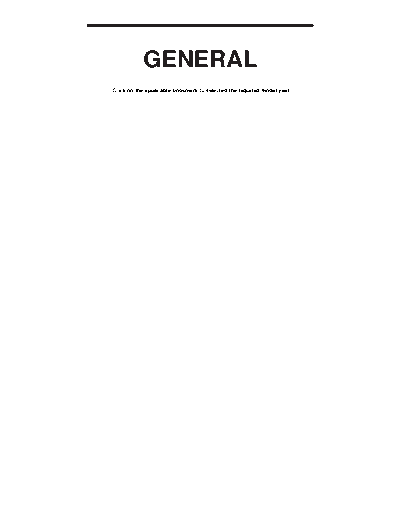 00 GENERAL