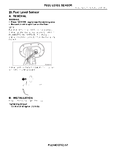 Fuel Level Sensor