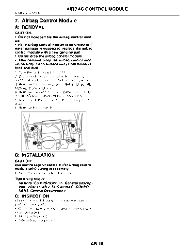 Airbag Control Module