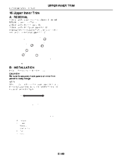 Upper Inner Trim