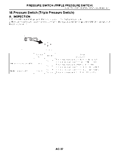 Pressure Switch (Triple Pressure Switch)