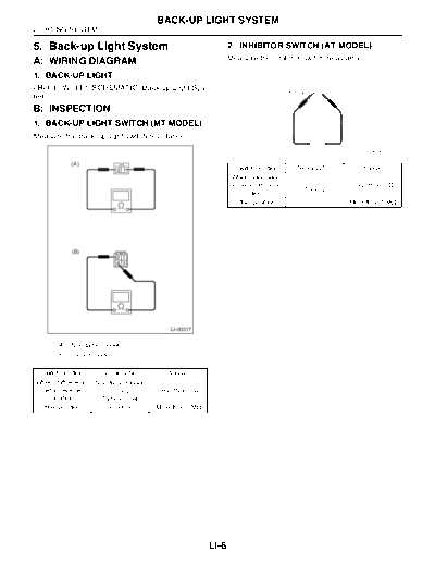 Back-up Light System