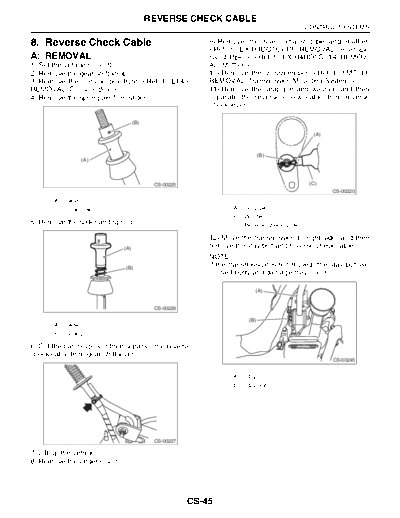 08. Reverse Check Cable
