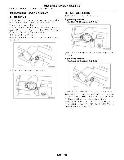 13. Reverse Check Sleeve