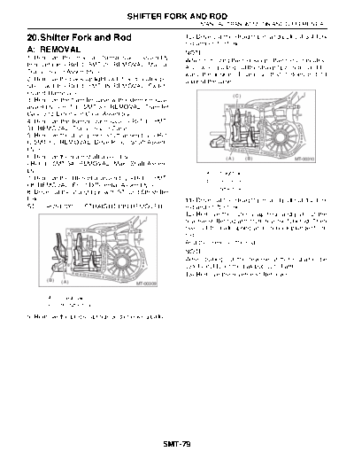 20. Shifter Fork and Rod