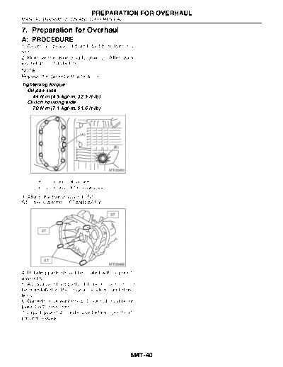 07. Preparation for Overhaul