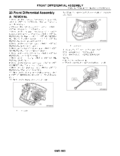 23. Front Differential Assembly