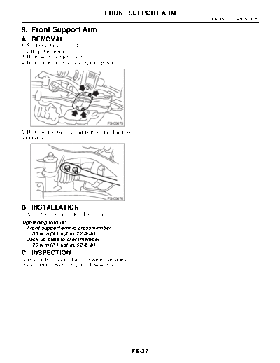 09. Front Support Arm