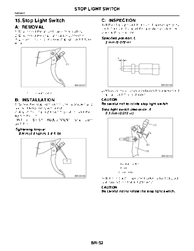15. Stop Light Switch