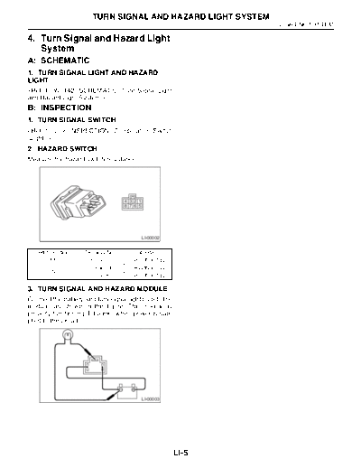 04. Turn Signal and Hazard Light System