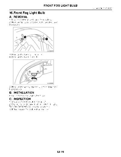 16. Front Fog Light Bulb