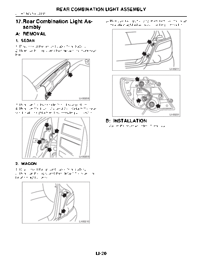 17. Rear Combination Light Assembly