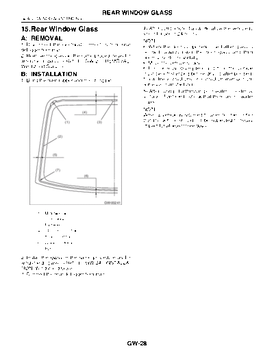 15. Rear Window Glass