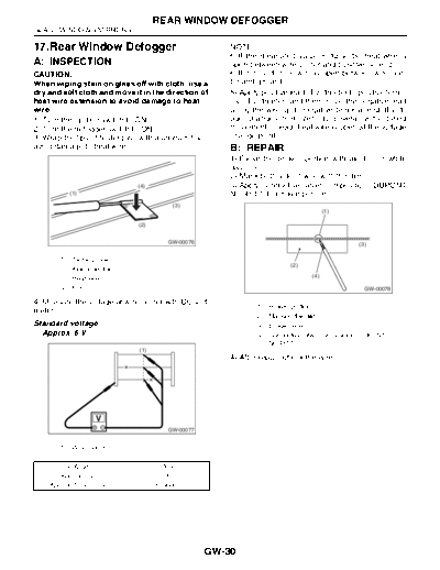 17. Rear Window Defogger