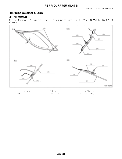 18. Rear Quarter Glass