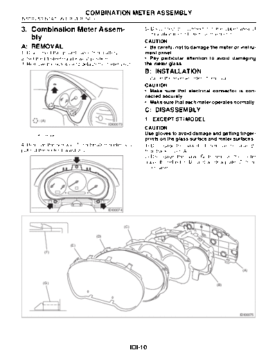 03. Combination Meter Assembly